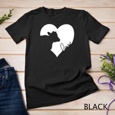 Cow in Heart Cows Love T-Shirt Gift Unisex T-shirt