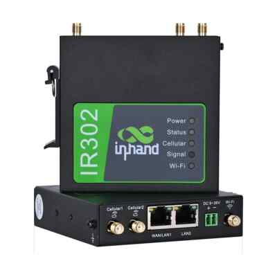 InHand Industrial CAT4 LTE 4G VPN Router 5 Ethernet Wifi RS232&RS485 Unlocked