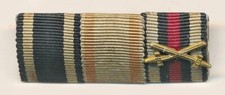 WW1 WW2 German ribbon bar medal badge Wehrmacht pin award iron cross red eagle