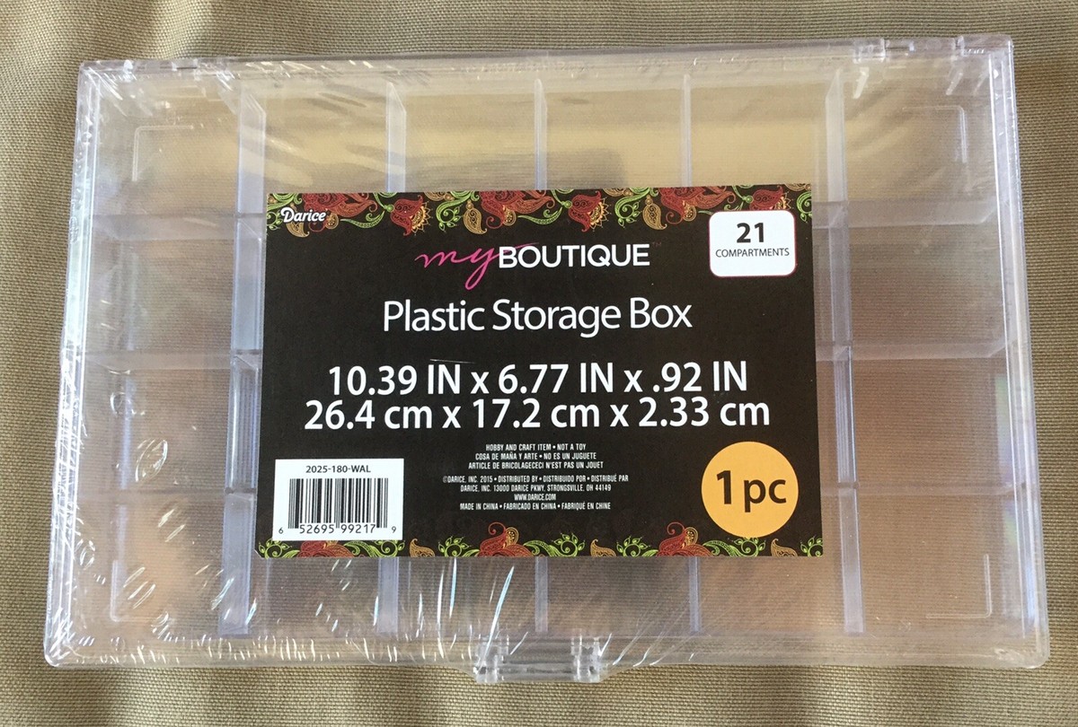 21+ Storage Box With Compartments