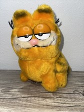 Vintage 1981 Dakin Garfield Cat 7  Plush Stuffed Animal Toy Character Cartoon