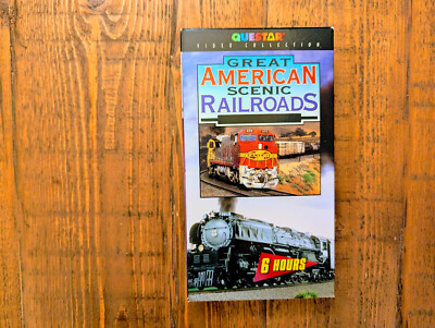 Great American Scenic Railroads - VHS - Questar - 6 Hours