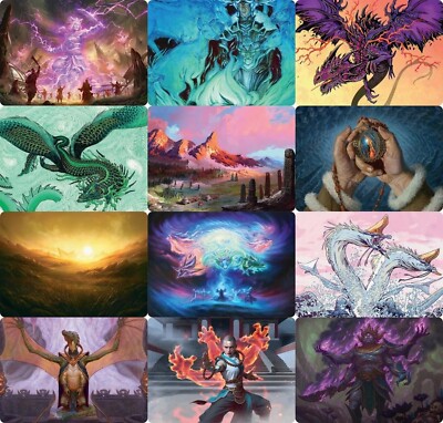 MTG Tarkir Dragonstorm Art Series NON-SIGNATURE Cards