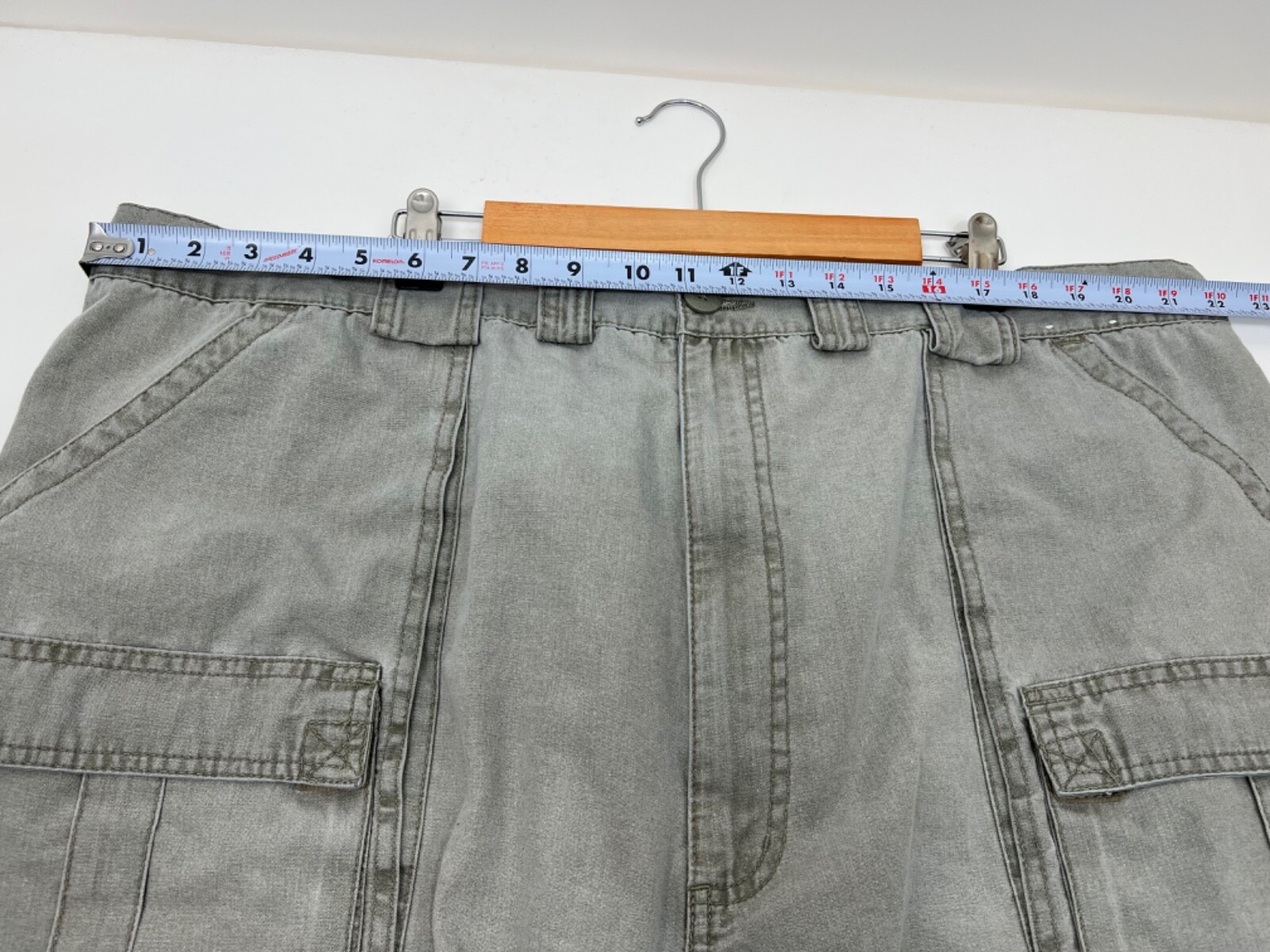 Weekender Brand Sportswear Olive Green Stretch Waist Cargo Mens Shorts