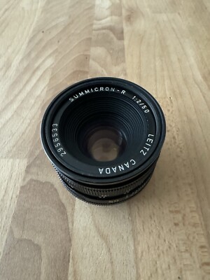 Leica Leitz Canada Summicron R 50mm f/2 3cam MF Lens F