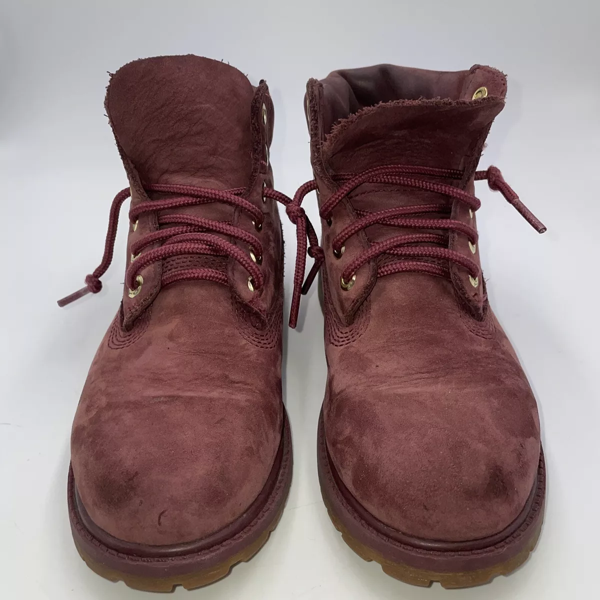 Timberland Classic Grape Purple Primaloft Work Boots Girl s Size 2