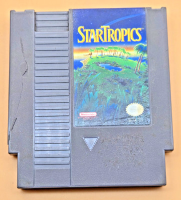 Star Tropics SrarTropics NES, Nintendo  Authentic  Cleaned, Tested, & Working