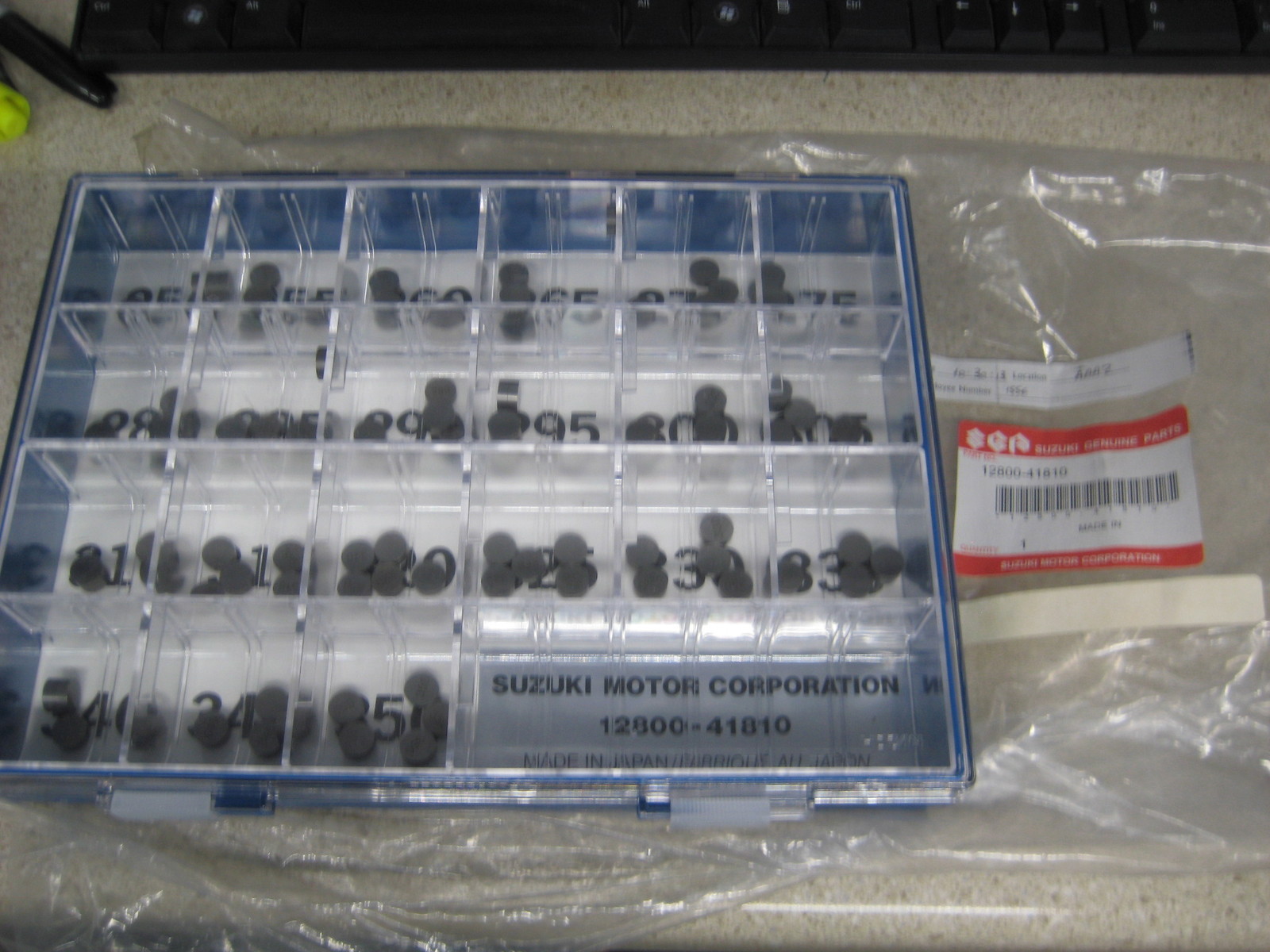 NOS OEM Suzuki Valve Tappet Shim Set 199194 GSX600F 199904 DRZ400