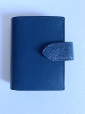 New Vintage Baronet Womens Bifold Wallet Leather Blue/ Red colors Sz 4 x 3.5