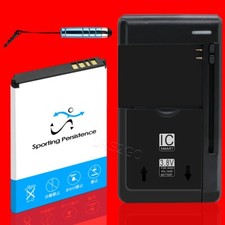 NEW 1520mAh Superior Quality Battery WALL Charger Stylus f Alcatel MyFlip A405DL