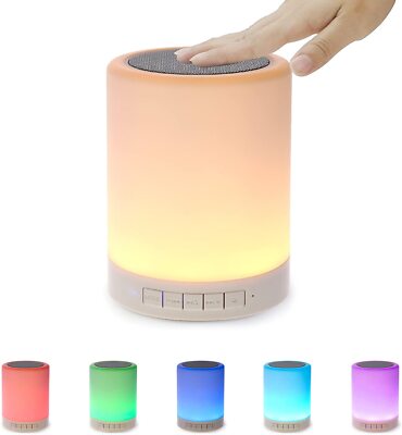 Night Light Bluetooth Speaker Portable Wireless Bluetooth Speakers Touch Control