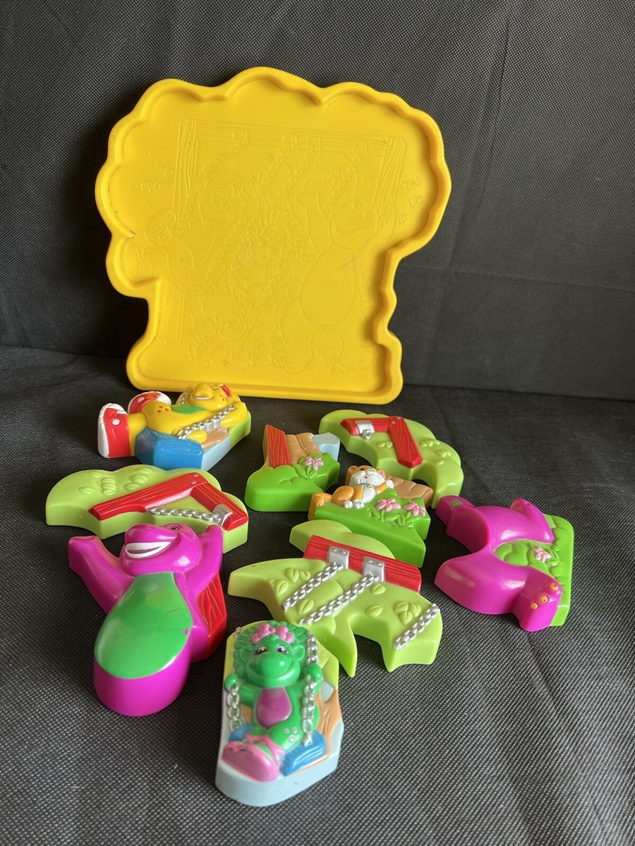 Barney & Friends Plastic Kids 3D Puzzle TREE SWING USED | eBay