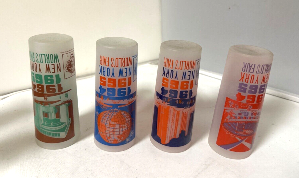Original Box of Vintage 1964-1965 New York World's Fair Souvenir Glasses  Unused | eBay