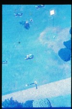 Vintage Film Slide 35mm 1971 Aerial View of Park