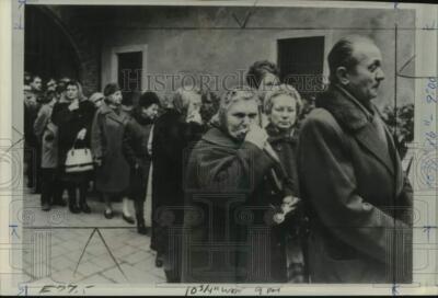 1968 Press Photo Jan Palach's memorial, protest against Soviet, Czechoslovakia