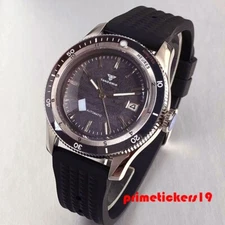 Tandorio Domed Sapphire Dive Automatic 40mm Men's NH35 Watch Date Business 20atm