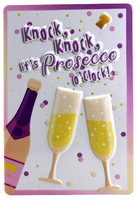 Avan Carte Frauen Gruß- Karte Prosecco Spruch Geburtstag 3D GlüCkwunsch 3D