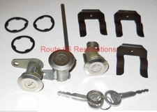 1967 1968 1969 1970 1971 1972 1973 Mustang Ford Door Trunk Lock Set 2 Keys