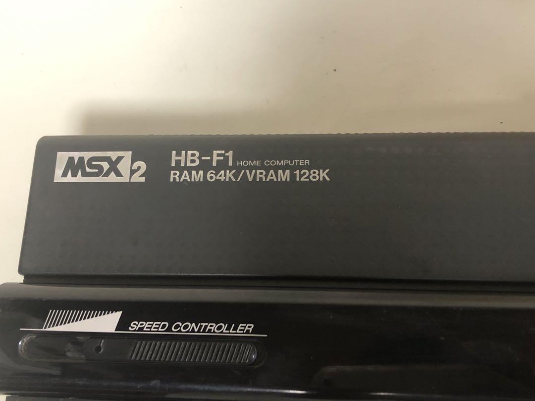 SONY MSX 2 HB-F1 ROM 64K/VRAM 128K Main unit only Operation 