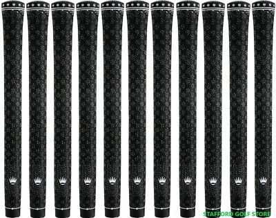 Royal Link Tech Full Cord Grips Standard Core .60'' Round Black Set of 11 New
