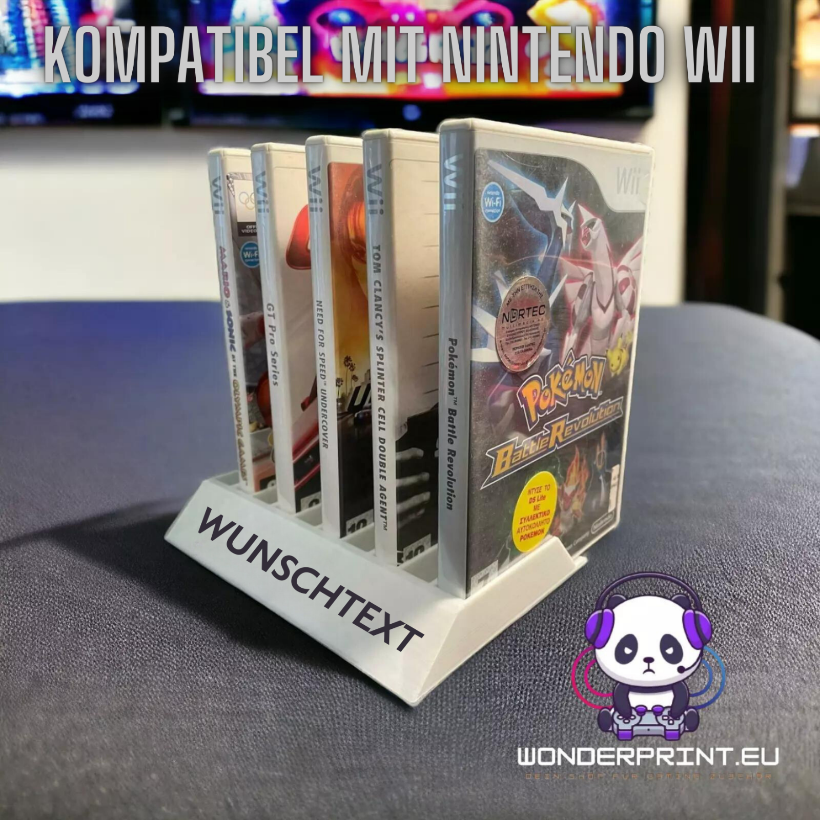Spielehalterung passend für Nintendo Wii Spiele Ständer Games Halter Holder