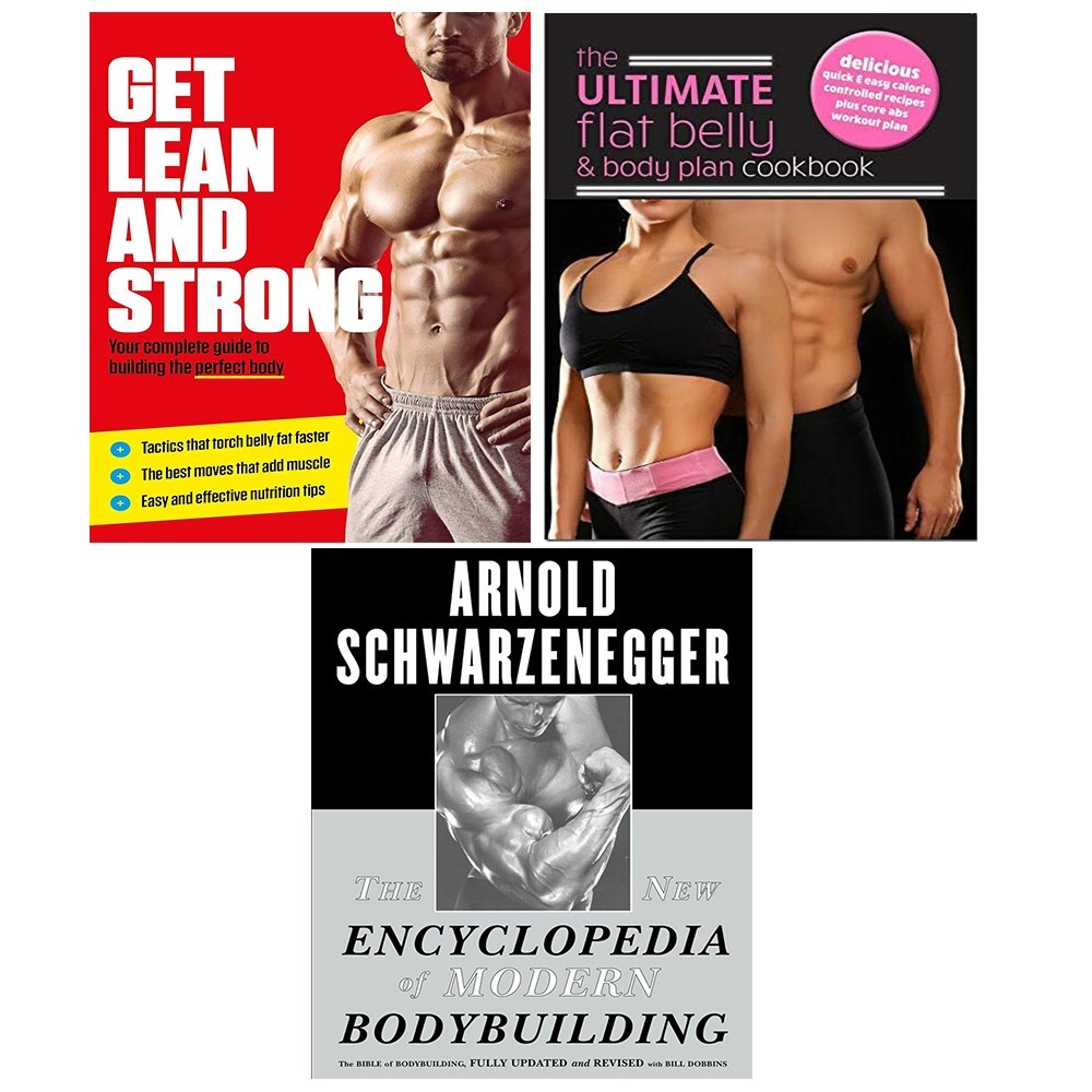 New Encyclopedia Modern, Ultimate Flat Belly Body, Get Lean And Strong 3 Books