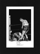 8X6 Mount ROCKY MARCIANO Signed Autograph PHOTO Boxing Gift Print Ready to Frame