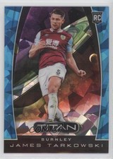 2019-20 Panini Chronicles Titan Blue Ice Prizm 65/99 James Tarkowski #T-5 i4v