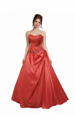Riva Designs Coral Beaded Strapless Prom Ball Gown NWT Size 6 Formal Dress