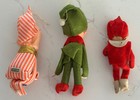 1950s/60s Christmas Pixie Knee huggers -  1 RARER Stripped Hugger — photo 2