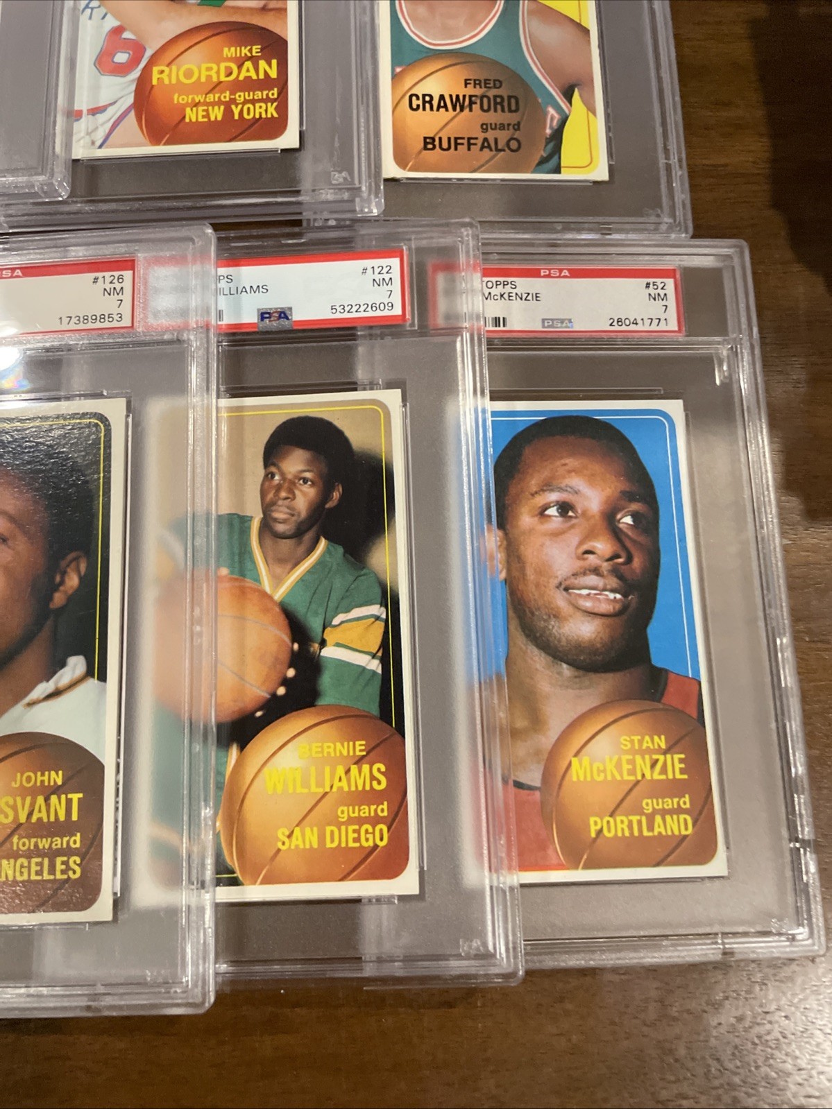 Vintage 1970 Topps Basketball ABA & NBA  Lot 18 Tall Boys - PSA  7 - West Knicks view 9