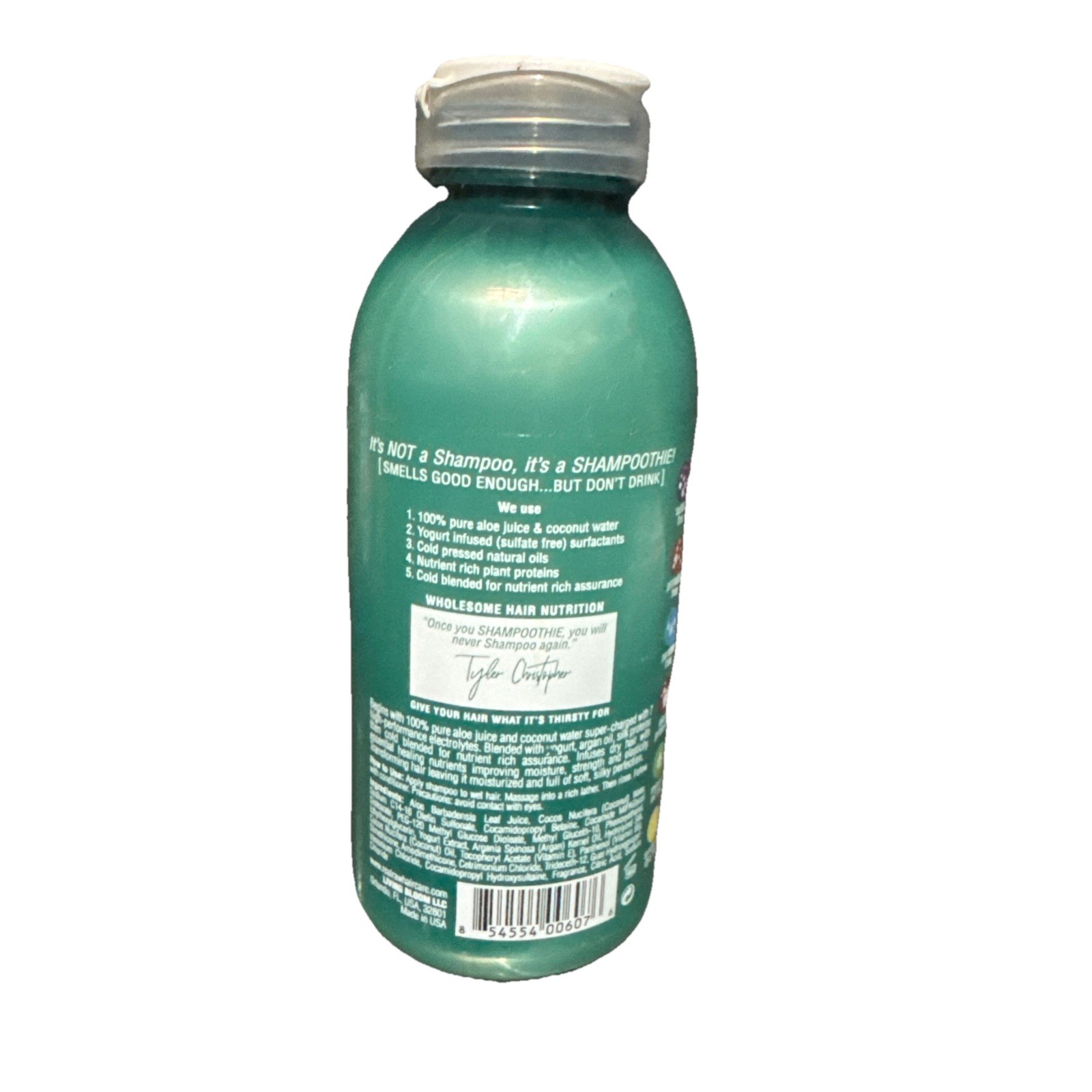 Real Raw Argan Oil Healing Shampoo 12oz-New Bottle With Aloe.