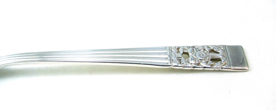 Oneida Community Silberüberzug Coronation 1936 Salat Gabel (S) W Diamant Schlitz - Bild 4 von 4