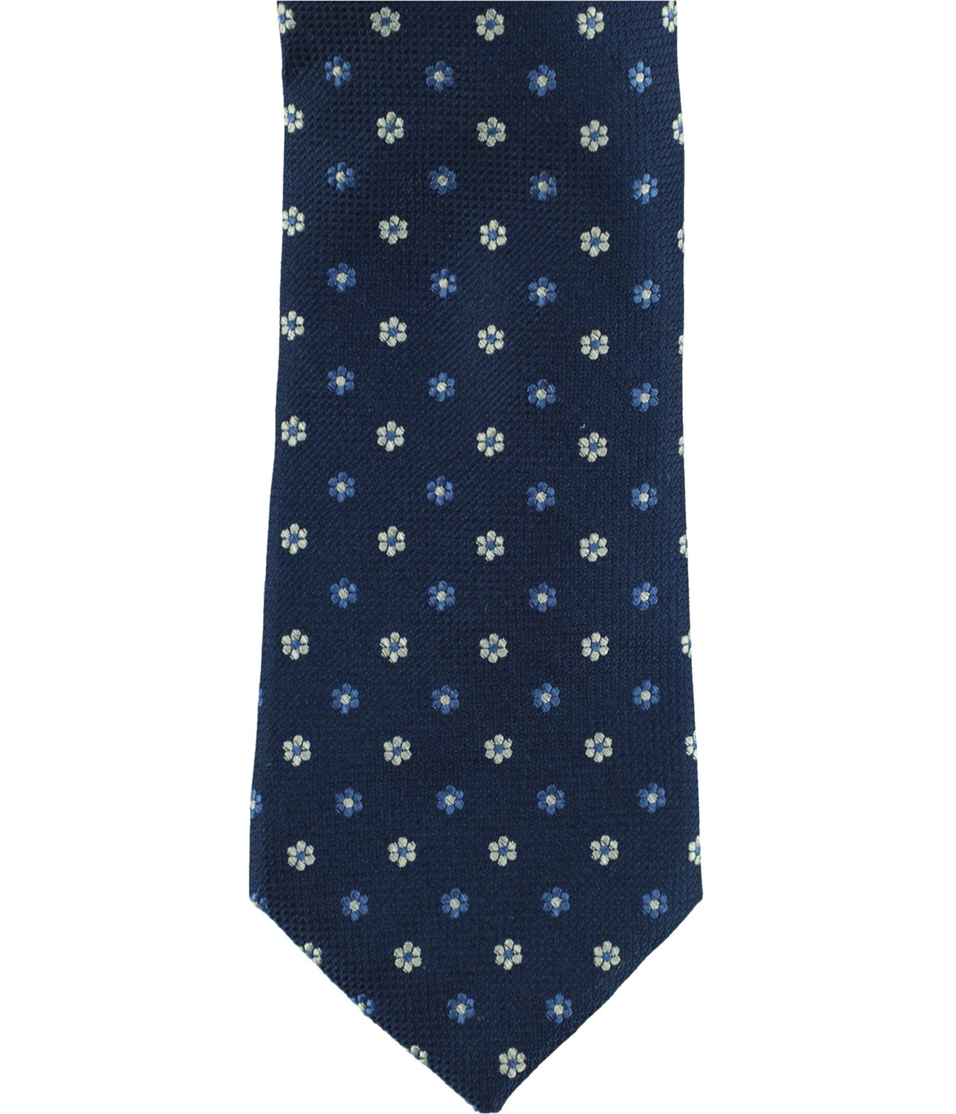Club Room Mens Will Textured Self-tied Necktie, Blue, One Size