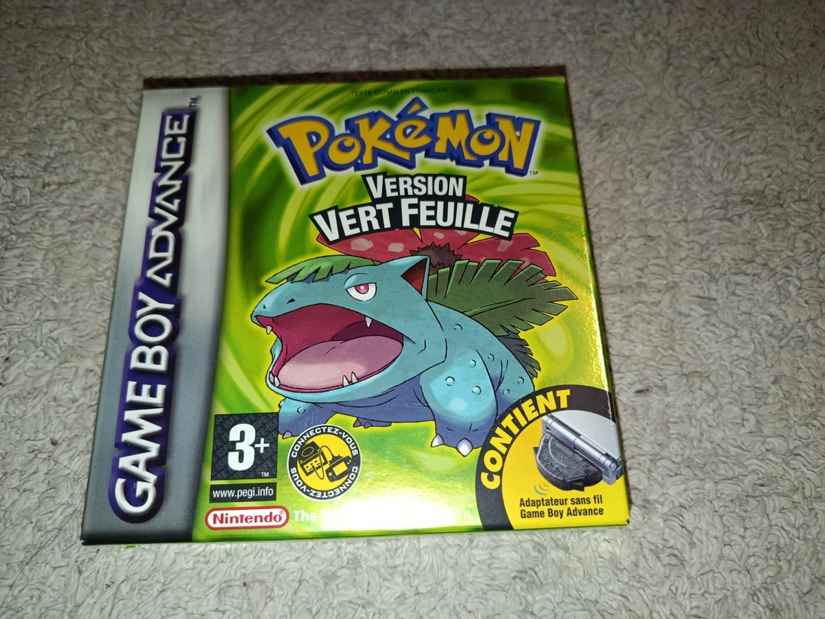 Jeu Pokémon Version Verte - Game Boy Color/Advance - Version Française - Très Bon état