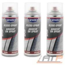 3x 400ml PRESTO KLEBESPRAY SPRÜHKLEBER KONTAKTKLEBER UNIVERSAL 306321 32091831