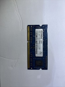 Elpida 4GB SO-DIMM 1600 MHz PC3-12800 DDR3 Memory (EBJ40UG8EFU0-GN-F)
