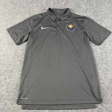 Los Angeles NBA Shirt Polo Uomo Medium Nero Dri Fit Basket Nike All Star