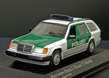 1/43 Mercedes Benz E- Klasse 250 TD  T-Model W124 Polizei Police 1991 Minichamps