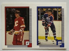 1988-89 O-Pee-Chee Stickers Al MacInnis/Esa Tikkanen #92/220