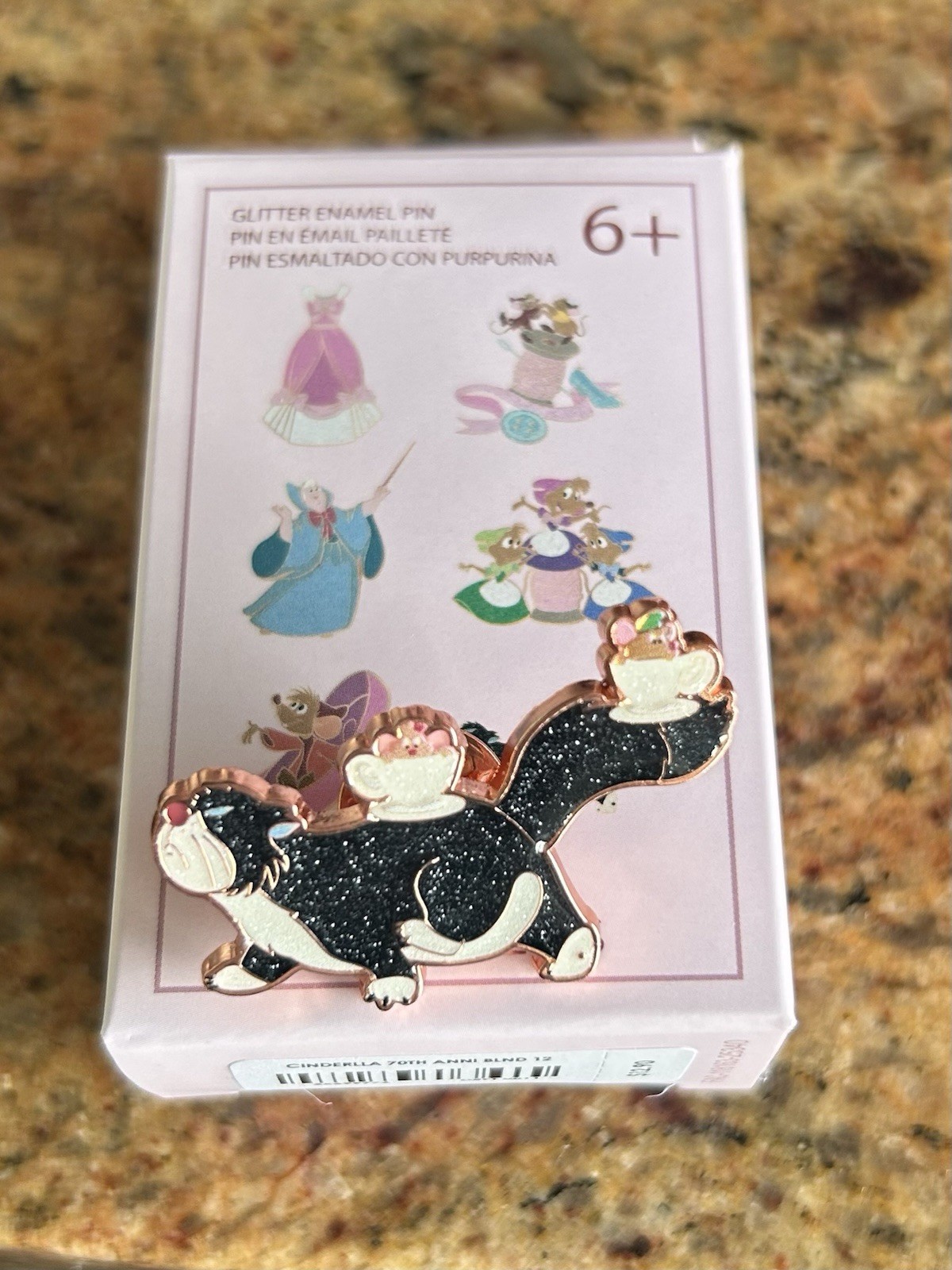 Loungefly Lucifer Cat Jaq Gus Teacup Cinderella 70 Blind Box Chaser Disney Pin