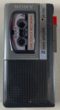 Parts Repair Only Sony M-740 Micro Cassette Recorder Tape Player Vintage