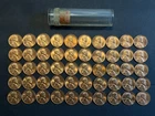 1958-D BU Lincoln Cent Wheat Penny Roll of 50 Brilliant Uncirculated
