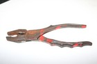 Oxwall W. Germany slip joint lineman's pair of pliers w/finger grip molded in 7" — photo 1