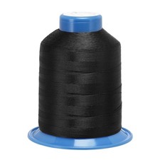 Bonded Polyester Thread Extra-strong 1968 Yards 150D/0.25mm Dark Black 