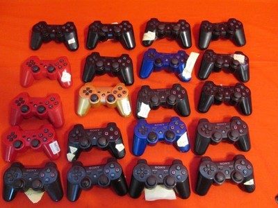 Broken Lot Of 20 PS3 PlayStation Wireless Controllers Remote For PlayStation