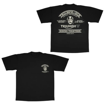 Triumph Motorcycle Maxwell DGR Pocket Graphic Classic Comfort Cotton Crewneck