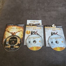 God Of War PS3 Collection Not For Resale Sleeve 1 2 3 & Ascension Tested Works