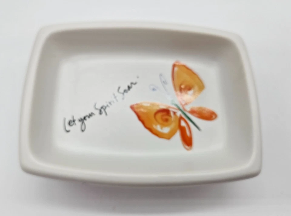 Juego de accesorios de baño jabonera de baño creativa Mariposas Flutterby Foto 2 de 4