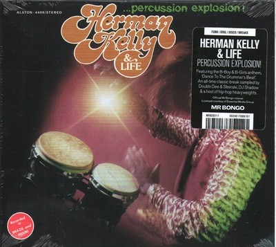 Herman Kelly & Life Percussion Explosion! CD Europa Mr Bongo 2025 Faltbeilage